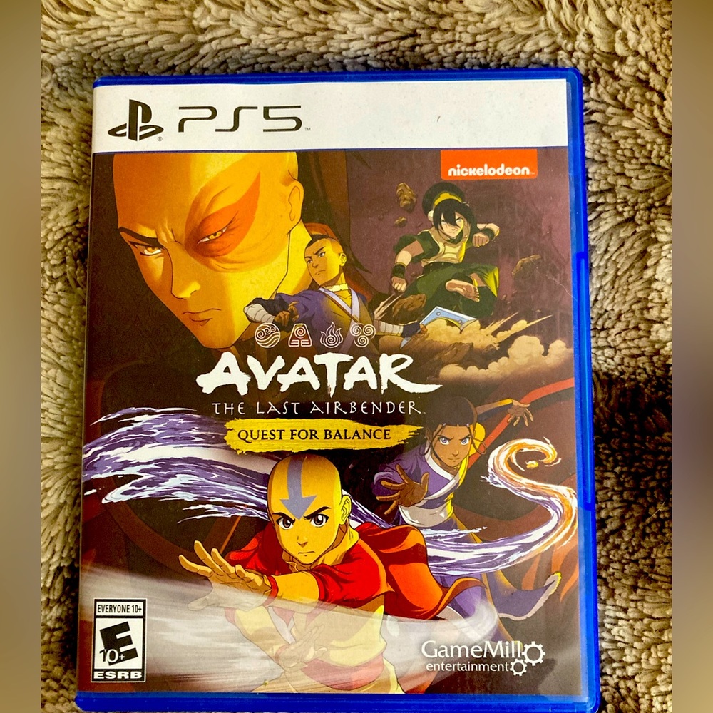 Avatar the last air bender game for PS5